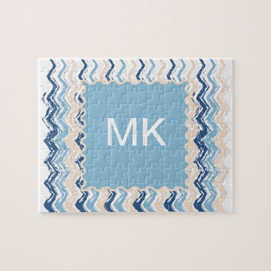 Seashore Scribble ZigZag Puzzle (Horizontal)