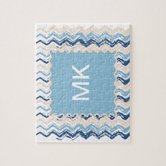 Seashore Scribble ZigZag Puzzle (Vertikal)