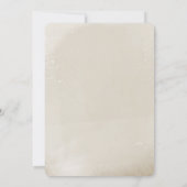 Seashore Starfish Wedding Einladung (Rückseite)