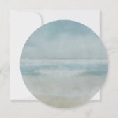 Seashore Starfish Wedite Einladung (Rückseite)