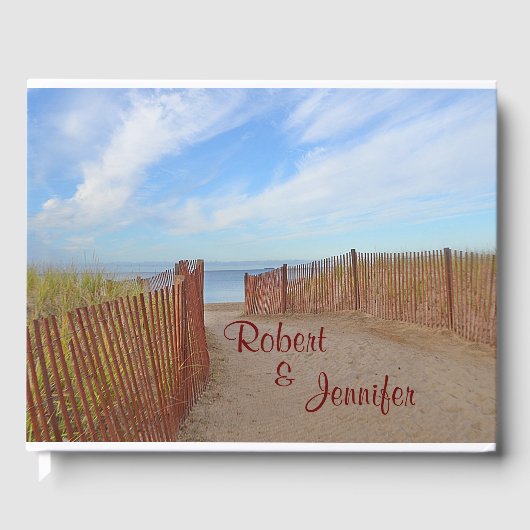 Seashore Theme Gästebuch (Vorderseite)