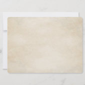 Seashore Wedding Einladung (Rückseite)