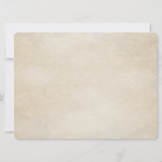 Seashore Wedding Einladung (Rückseite)