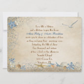 Seashore Wedding Einladung (Vorderseite)