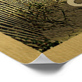 Seaside Beach Vintage Travel Poster (Ecke)