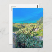 Seaside Cactus Nafplion Griechenland Postkarte (Vorne/Hinten)