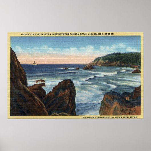 Seaside & Cannon Beach, Oregon Poster (Vorne)