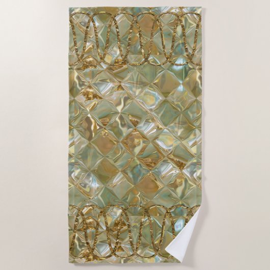 Seaside Chantilly Chic Strandtuch (Vorderseite)