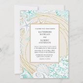 Seaside Coastal Elegant Einladung (Vorderseite)