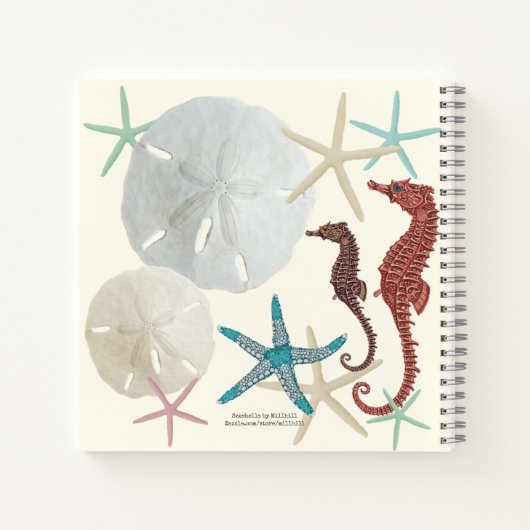 Seaside Collection Beach Themed Journal Notizblock (Rückseite)