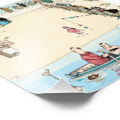 "Seaside Crime" von W Heath Robinson Fotodruck (Ecke)