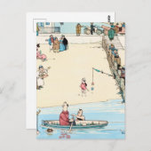 "Seaside Crime" von W Heath Robinson Postkarte (Vorne/Hinten)