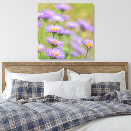 Seaside Daisies Leinwanddruck (Insitu (Schlafzimmer))