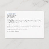 Seaside Dreams Wedding Directors Enclosure Card Begleitkarte (Rückseite)