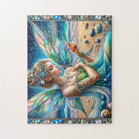 Seaside Fairy of Shimmering Wings Puzzle (Vertikal)