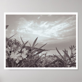 Seaside Fotografy- Black + White Poster