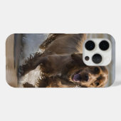 "Seaside Fun: Cocker Spaniel beim Spielen im Ozean Case-Mate iPhone Hülle (Rückseite (Horizontal))