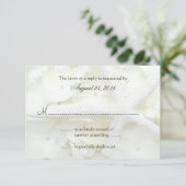 Seaside Garden Wedding Invitation Cards RSVP Karte (Stehend Vorderseite)