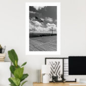 Seaside Heights Boardwalk Strand Flaggenposter Poster (Heimbüro)