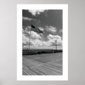 Seaside Heights Boardwalk Strand Flaggenposter Poster (Vorne)