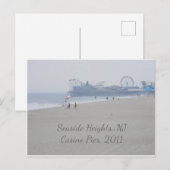 Seaside Heights Casino Pier Postkarte (Vorne/Hinten)