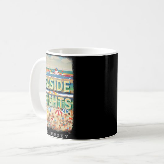 Seaside Heights New Jersey Nj Beachside Bliss Sd26 Kaffeetasse (Vorderseite Links)