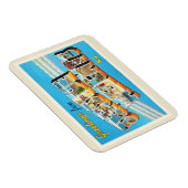 Seaside Heights New Jersey NJ Vintag Postcard- Magnet (Rechte Seite)