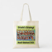 Seaside Heights NJ Beach Bag Tragetasche (Rückseite)