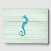 Seaside Hütte Chic Wedding Guest Book Gästebuch (Rückseite)