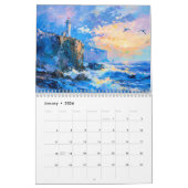 Seaside Impressions – A Day by the Sea Oil Paint Kalender (Jan 2026)
