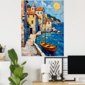 Seaside in Europe Poster (Heimbüro)