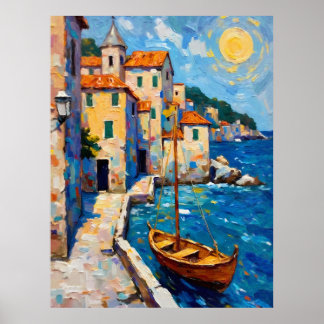 Seaside in Europe Poster