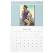 Seaside in Style Vintage Portraitkarten Kalender (Jan 2027)