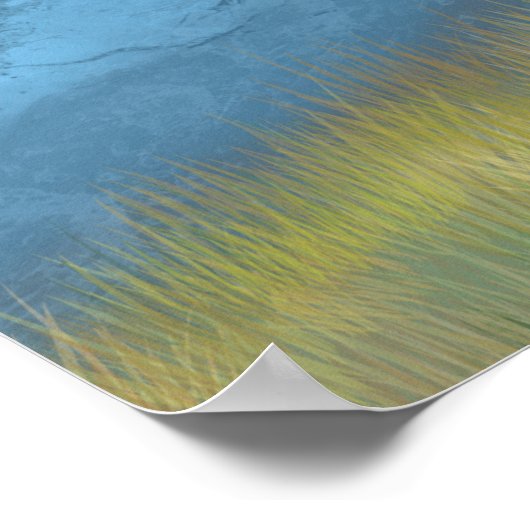 Seaside Inlet Canvas Print Poster (Ecke)