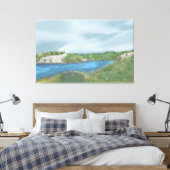 Seaside Inlet Leinwanddruck (Insitu (Schlafzimmer))