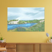 Seaside Inlet Leinwanddruck (Insitu (Wohnzimmer))