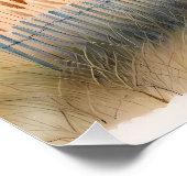 Seaside Lighthouse & Hütte Aquarell Poster (Ecke)