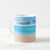 Seaside Memories Personalized Mug Kaffeetasse (Vorderseite Links)