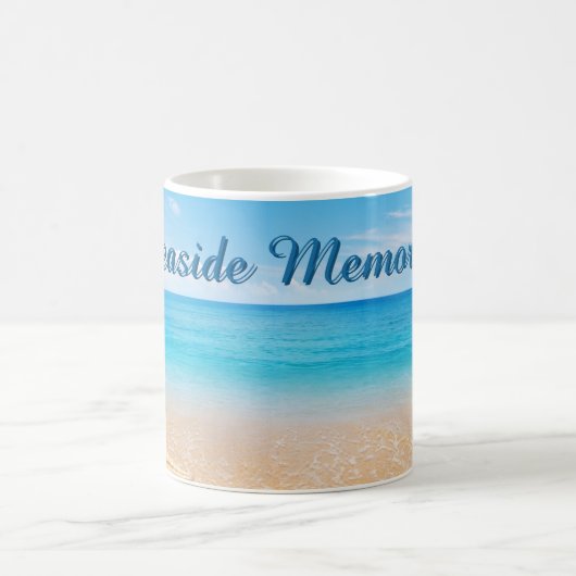 Seaside Memories Personalized Mug Kaffeetasse (Mittel)