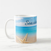 Seaside Memories Personalized Mug Kaffeetasse (Links)