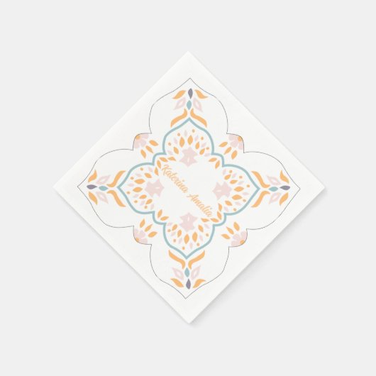 Seaside Mosaic Napkin Serviette (Ecke)