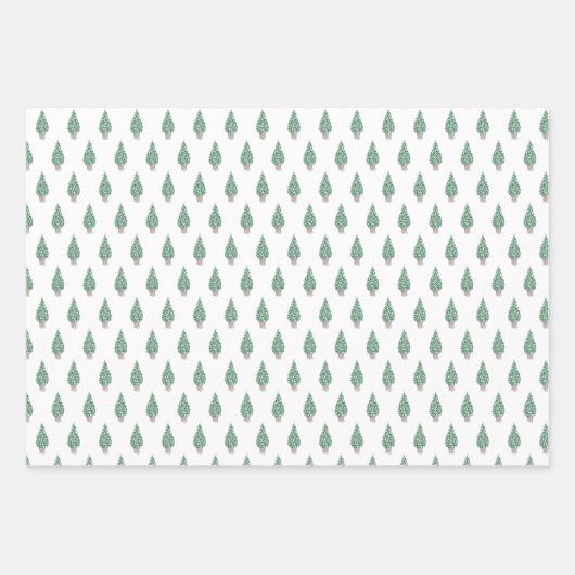 Seaside New England Weihnachtsbaum Geschenkpapier Set (Vorderseite 3)