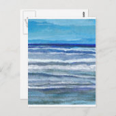 Seaside Ocean Art Postkarte (Vorne/Hinten)