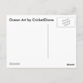 Seaside Ocean Art Postkarten (Rückseite)