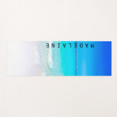 Seaside Ocean Beach Fitness Yogamatte (Vorderseite (Horizontal))