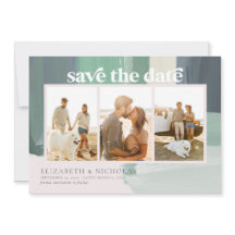 Seaside Ocean Glass | 3 FOTO SAVE THE DATE