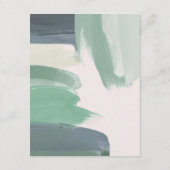 Seaside Ocean Glass | Angaben zum Hochzeitgast Begleitkarte (Rückseite)