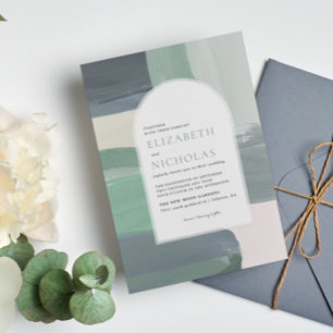 Seaside Ocean Glass   Einladung von Boho