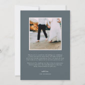 Seaside Ocean Glass | Hochzeitsszenario Foto Viele Dankeskarte (Rückseite)
