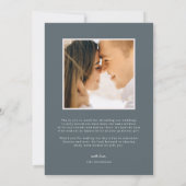 Seaside Ocean Glass | Hochzeitsszenario Foto Viele Dankeskarte (Rückseite)